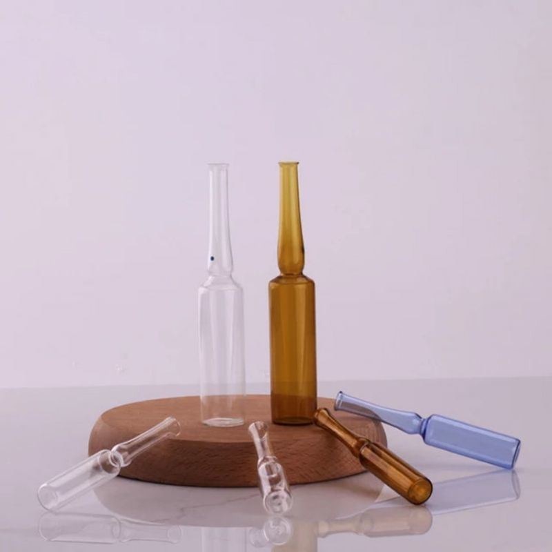 Produkty farmaceutyczne 1 ml 2 ml 5 ml 10 ml ISO Formularz A B C D Puste szklane ampułki medyczne Standard ISO dla medycyny do wstrzykiwań