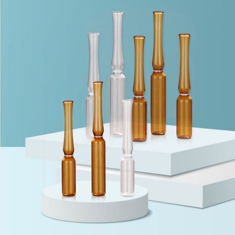 Produkty farmaceutyczne 1 ml 2 ml 5 ml 10 ml ISO Formularz A B C D Puste szklane ampułki medyczne Standard ISO dla medycyny do wstrzykiwań