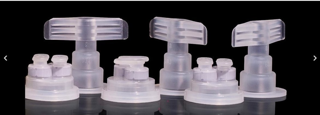 29 mm 30 mm PP Wyciągająca się czapka do wlewu do folii IV do worków do wlewu Euro Cap do plastikowych butelek do wlewu