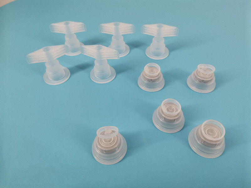 30 mm 32 mm Pull Ring Single Port Infusion Euro Head Cap dla nie-PVC Infusion Bag Infusion Euro Head Cap