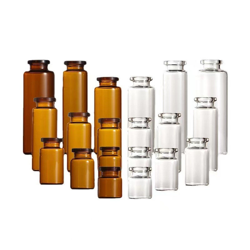 5 ml 7 ml 10 ml Jasny Bursztyn Farmaceutyczny Bursztyn Jasny Wstrzykiwacz Fiolki szklane rurkowe Butelki na Vaccacine