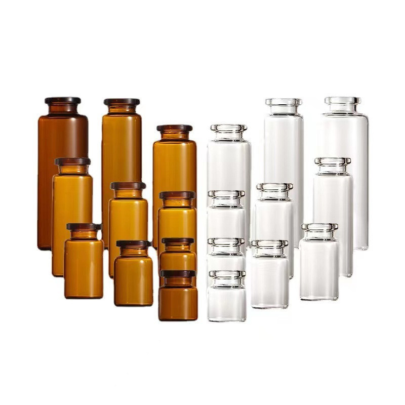 10 ml 20 ml bursztynowo- przejrzysty pusty kręgosłup borosilikat węglowy fiolka szklana do stosowania w produktach farmaceutycznych