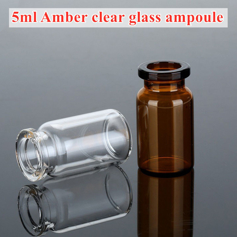 5 ml 7 ml 10 ml 20 ml Lek kosmetyczny Borosicylat Rury medyczne Szklane fiolki do wstrzykiwań z aluminiową plastikową czapką