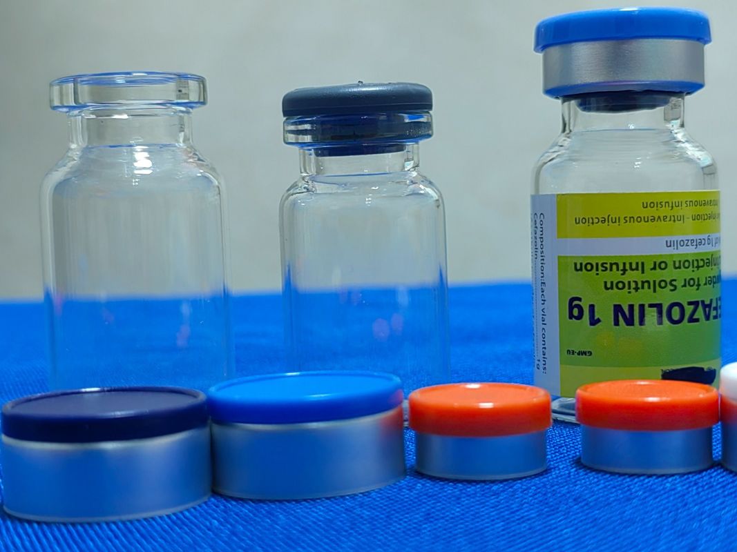 5 ml 7 ml 10 ml 20 ml Lek kosmetyczny Borosicylat Rury medyczne Szklane fiolki do wstrzykiwań z aluminiową plastikową czapką