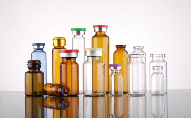 Przejrzyste fiolki ze szkła medycznego Farmaceutyczne 5 ml 10 ml 20 ml Przejrzyste bursztynowe puste małe sterylne fiolki ze szkła do wstrzykiwań