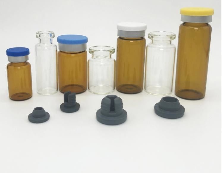 Puste Bursztynowe, przejrzyste, sterylne 5 ml 10 ml Farmaceutyczne do wstrzykiwań medycznych Fiolki szklane rurkowe z zamkami odwracalnymi