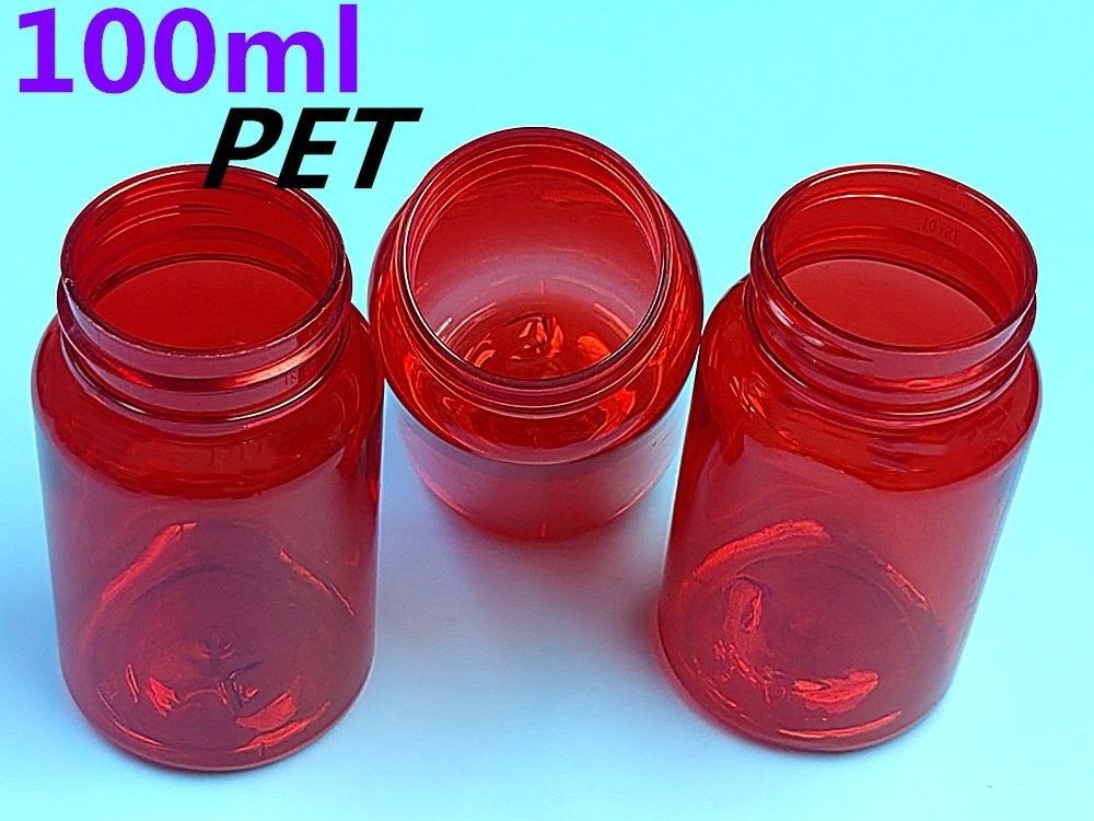 100 ml 150 ml PET butelka farmaceutyczna witaminy kapsułka tabletka tabletka suplementy diety kapsułka plastikowa butelka medycyna opieka zdrowotna