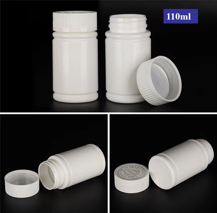 Pustka Wszechgłowa 100 ml 150 ml Biały Plastic PE Tabletka farmaceutyczna Kapsułka Pojemnik Lek butelka witaminowa