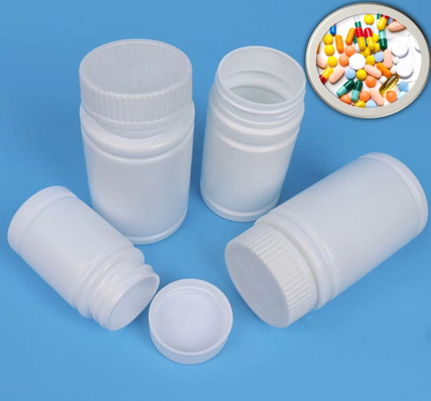 30 ml 50 ml 100 ml Biały PE Pustka Kapsułka witaminowa Plastikowa Suplement Tabletka Medycyna Kapsułka Tabletki Butelki