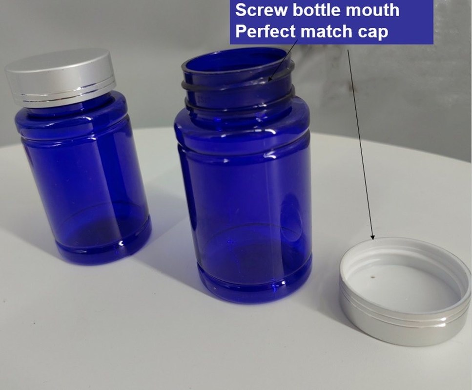 Wątroba dorsza Olejek rybny Olejek do kapsułek Plastikowy Puszka PET 120 ml Pusty suplement witamin Kapsułki tabletki Puszka plastikowa