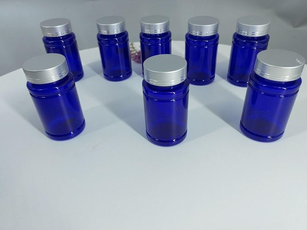 Wątroba dorsza Olejek rybny Olejek do kapsułek Plastikowy Puszka PET 120 ml Pusty suplement witamin Kapsułki tabletki Puszka plastikowa