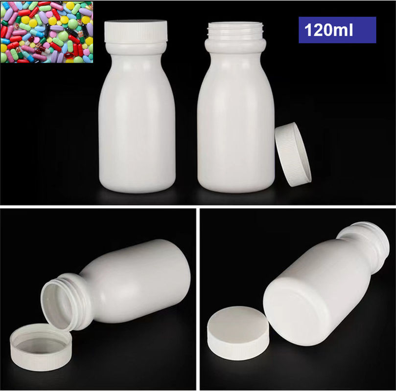 50 ml 120 ml 150 ml Pustka biała tabletka HDPE pojemnik Leky Witaminy Kapsułki tabletki Przechowywanie Plastikowe leki Butelka HDPE M