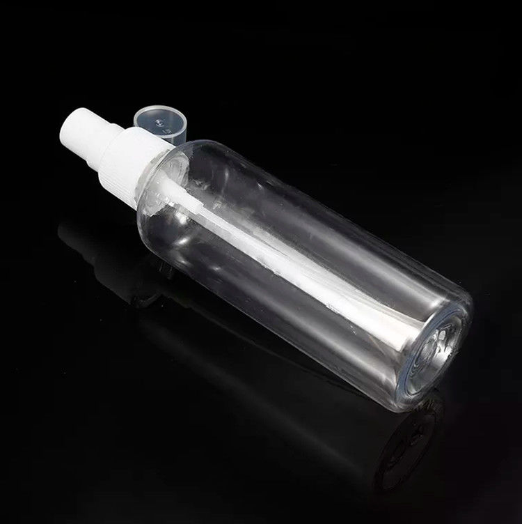50 ml 60 ml 100 ml PET przejrzysty okrągły, dostosowany do potrzeb, odpłynny środek dezynfekujący ręce, okrągły, odpłynny kosmetyczny, plastikowy butelka PET