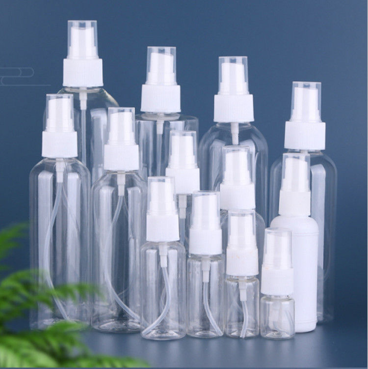 Wypełnione puste, białe, przejrzyste, tanie, puste, przejrzyste, 1 oz, 50 ml, 100 ml, 120 ml, kosmetyczne butelki PET z plastiku