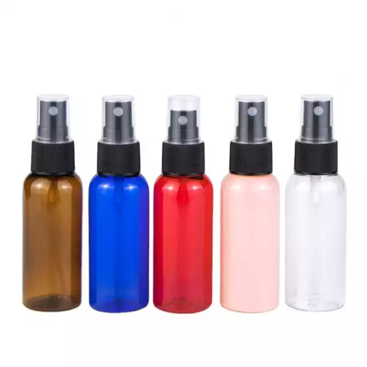 60 ml 120 ml 355 ml niebieski Plastic Hand Sanitizer Skincare Shampoo Spray Butelka PET Kosmetyczny przejrzysty Plastic sprayer Bottles