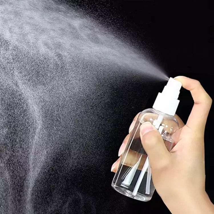 50 ml 60 ml 100 ml PET plastikowy spray cienka mgła, dezynfektor perfumy, alkohol, przenośne plastikowe butelki kosmetyczne z opryskiwaczem