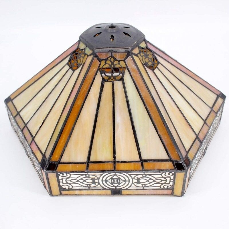 30cm Heksagon Studio Retro Ciepła sypialnia Dom Ręcznie wykonana Lampa Dekoracyjna Sztukę barwną Szkło tureckie Luksowa lampa stołowa