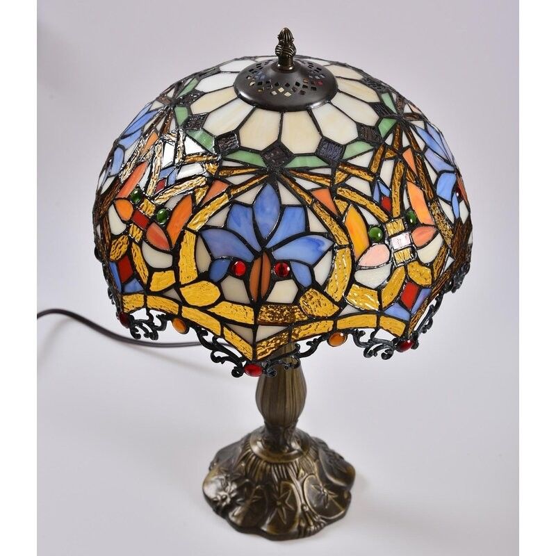 30cm 40cm Ręcznie wykonana Księżycowa Żelazna Lampa Stołowa Światło do czytania Luksusowa Lampa Stołowa Szklana