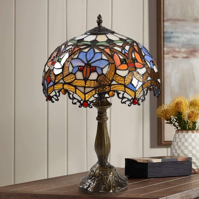 30cm 40cm Ręcznie wykonana Księżycowa Żelazna Lampa Stołowa Światło do czytania Luksusowa Lampa Stołowa Szklana