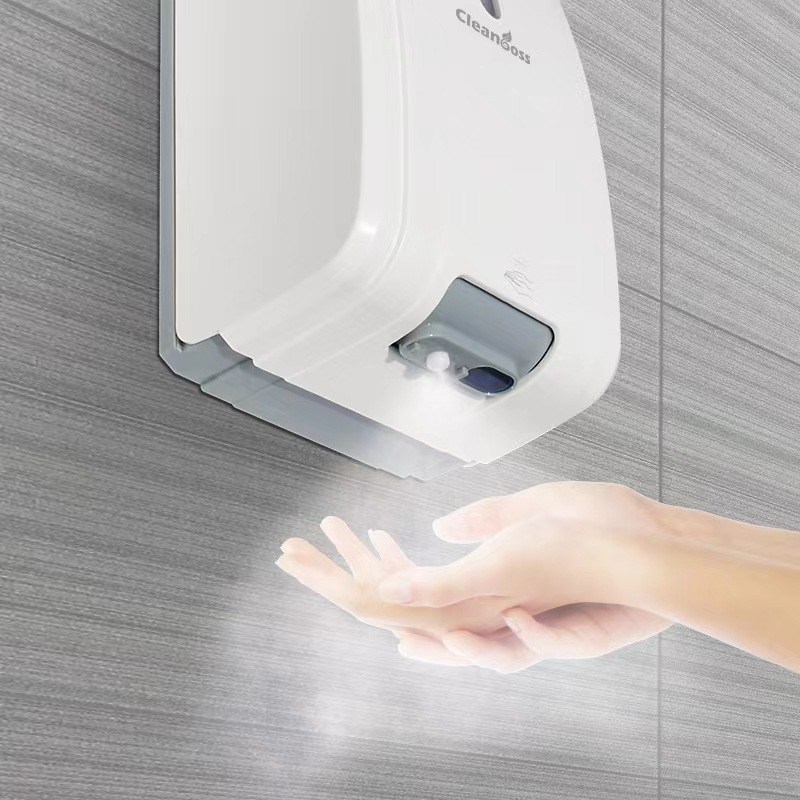 Hotelowy Pokój Czyste Szpital Fabryka Farmaceutyczna 2000ml Ściana Infraczerwony Automatyczny Spray Alkohołu Sterylizator do rąk