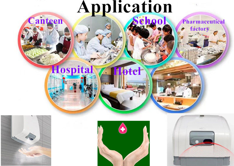Ściana Mount Szpital Czyste pomieszczenie sterylizator alkoholu Dispenser sanitizer dłoni Automatyczny spray alkoholu sterylizator dłoni